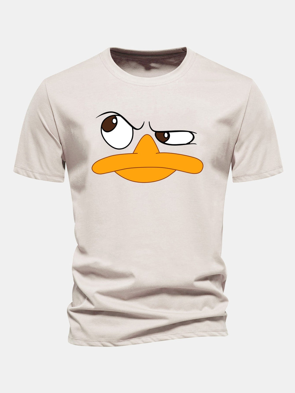 Men's Graphic T Shirt Cartoon Face Print Casual Fit