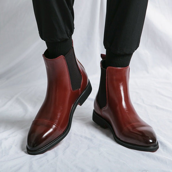 Men's Leather Boots Stylish Durable Comfortable Casual Smart Everyday