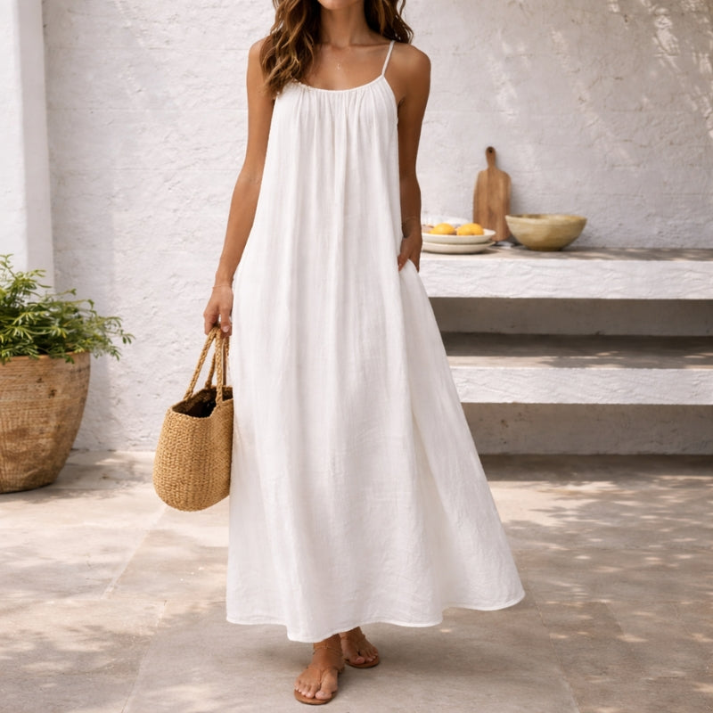 Women's Maxi Dress Spaghetti Strap Sundress