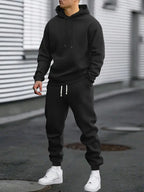 Men's Hoodie and Joggers Set Relaxed Two Piece Tracksuit
