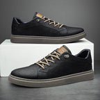 Men's Minimal Lace Up Casual Oxford Sneakers