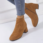 Women's Chelsea Ankle Boot with Block Heel