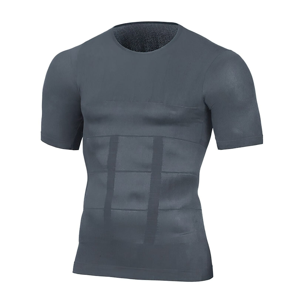Men's Shaping Fitness T Shirt Compression Breathable Stretch Comfortable