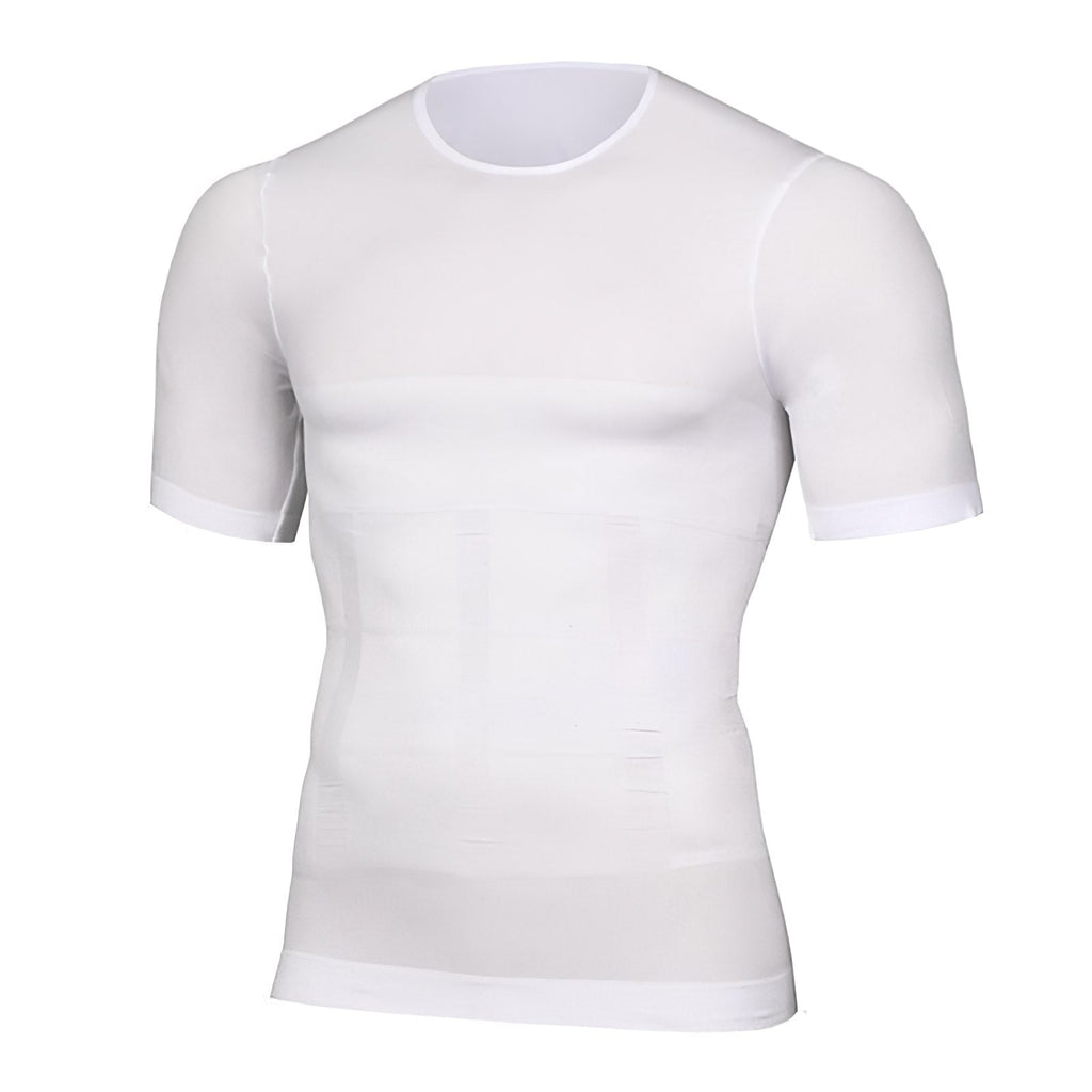 Men's Shaping Fitness T Shirt Compression Breathable Stretch Comfortable