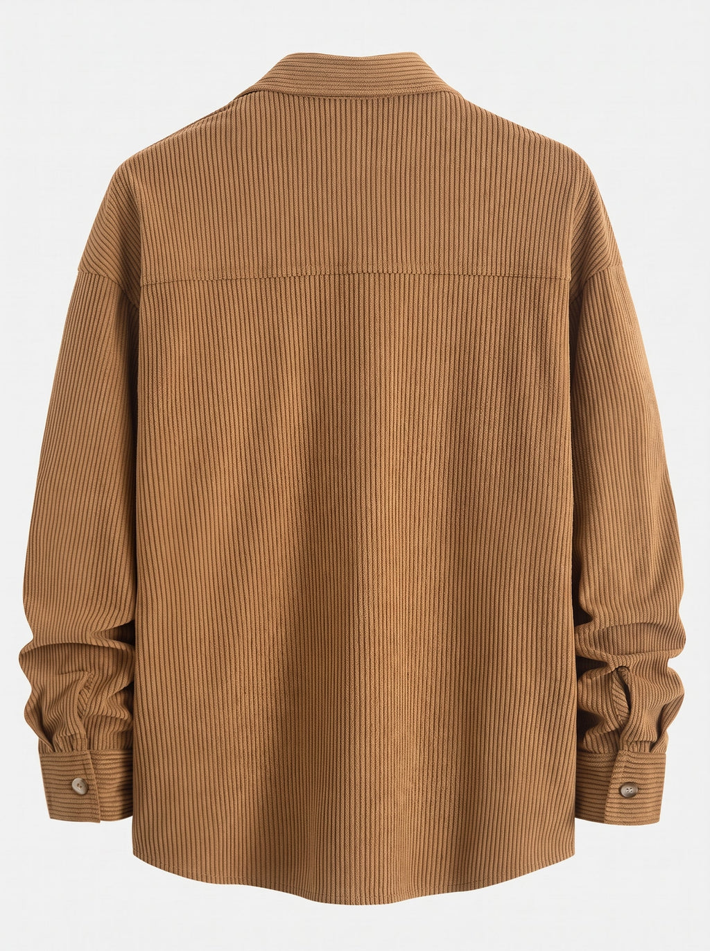 Men's Corduroy Shirt and Cargo Jogger Set Relaxed Autumn