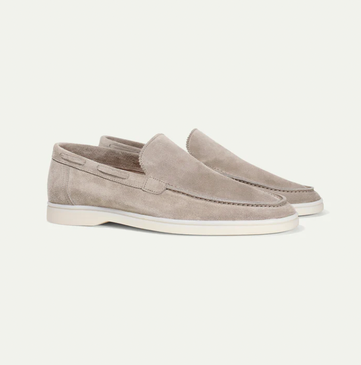 Men's Suede Slip On Loafers Smart Casual Driving Shoes