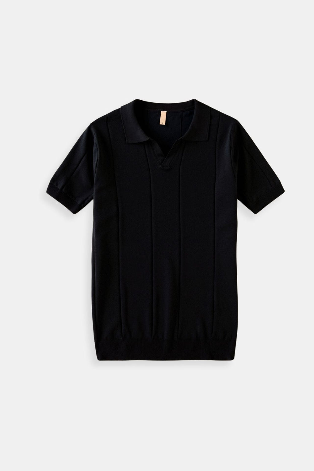 Men's Fine Knit Polo Relaxed Smart Casual Summer Shirt