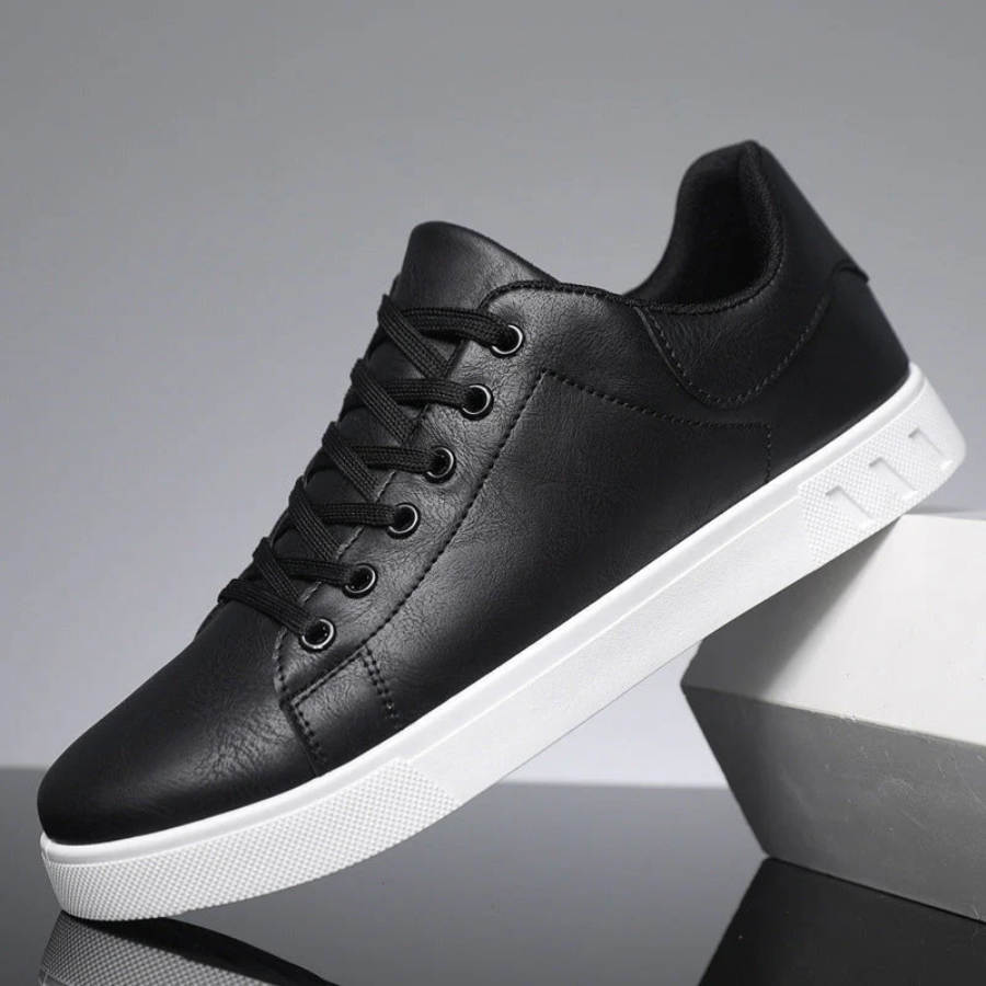 Men's Cushioned Walking Trainers Lace Up Casual Shoes