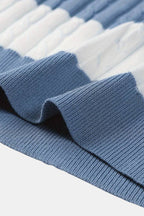 Men's Knitted Stripe Polo Textured Smart Casual Summer Shirt