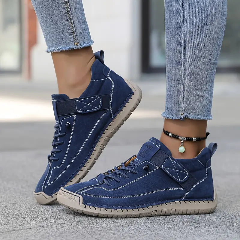 Women's Orthopedic Leather Sneakers Everyday Comfort