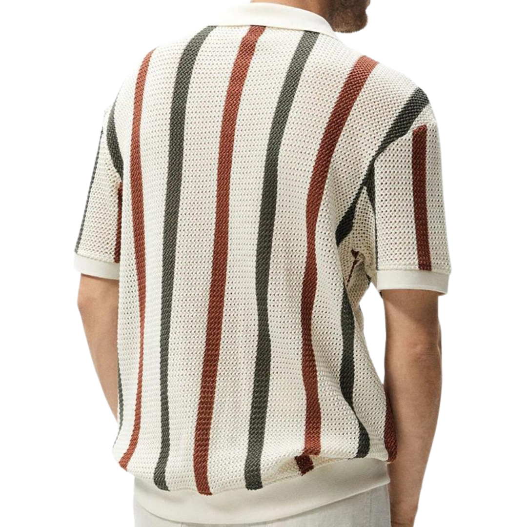 Men's Breathable Summer Polo Shirt Lightweight Comfortable Stylish Casual