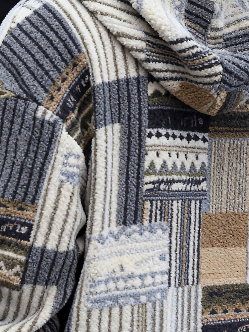 Women's Cozy Pattern Knit Quarter-Zip Pullover