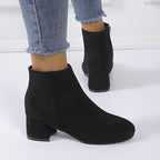 Women's Chelsea Ankle Boot with Block Heel
