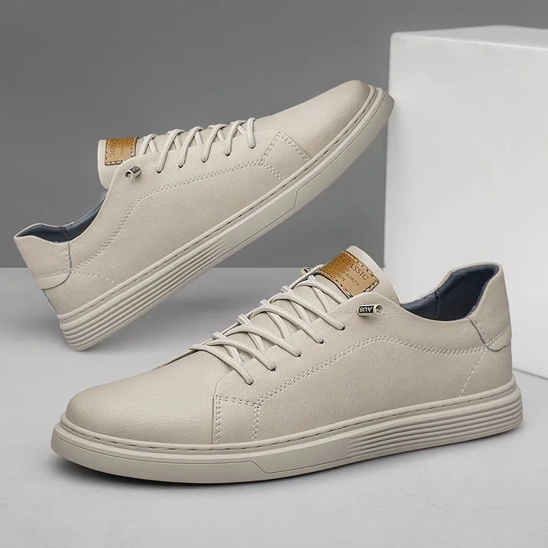 Men's Minimal Lace Up Casual Oxford Sneakers
