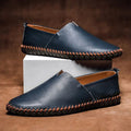 Men's Casual Slip On Loafers Textured Moccasin Style