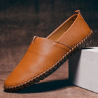 Men's Casual Slip On Loafers Textured Moccasin Style