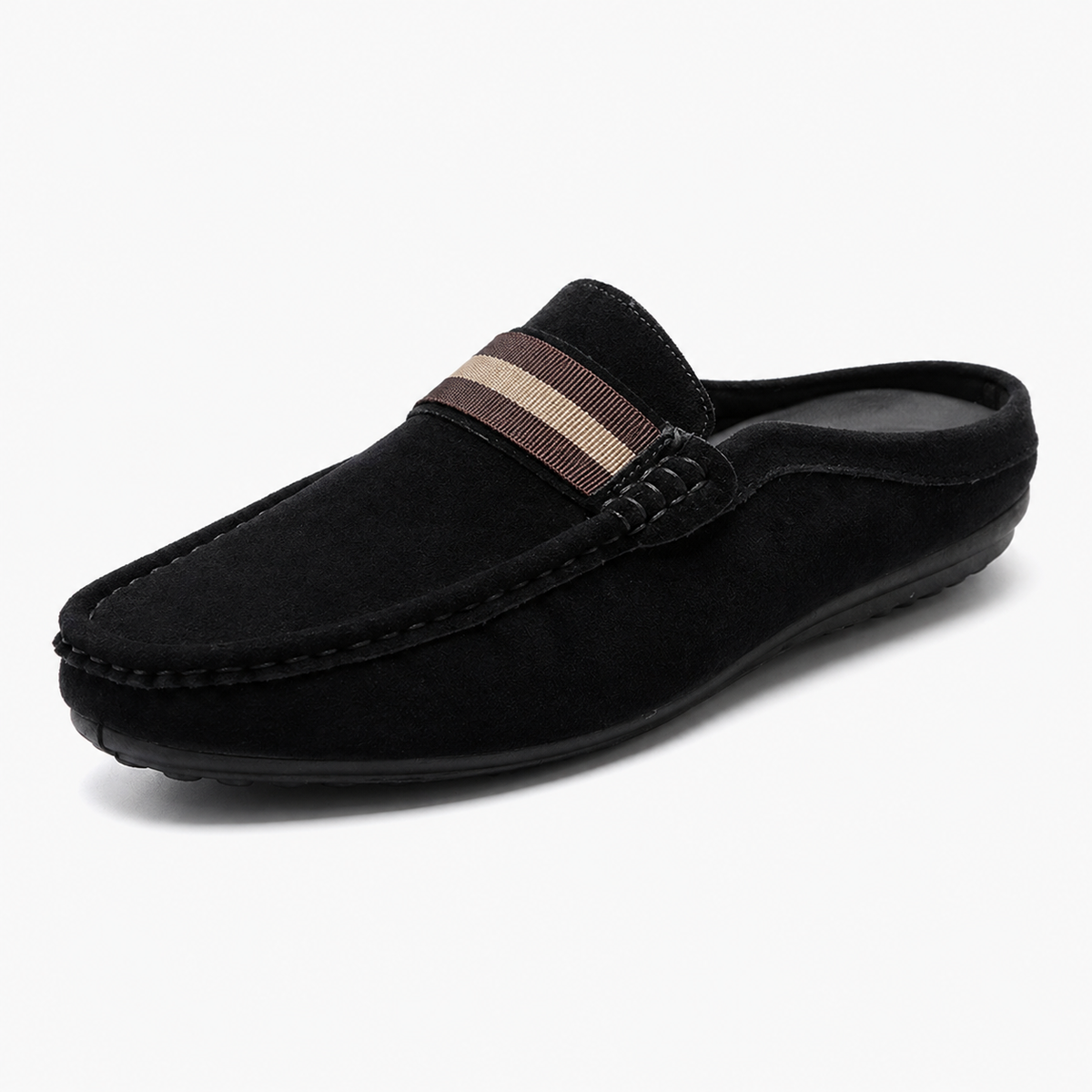 Men's Open Heel Loafer Slip On Comfort Casual Shoes