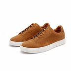 Men's Low Profile Lace Up Sneakers Minimal Clean Trainers