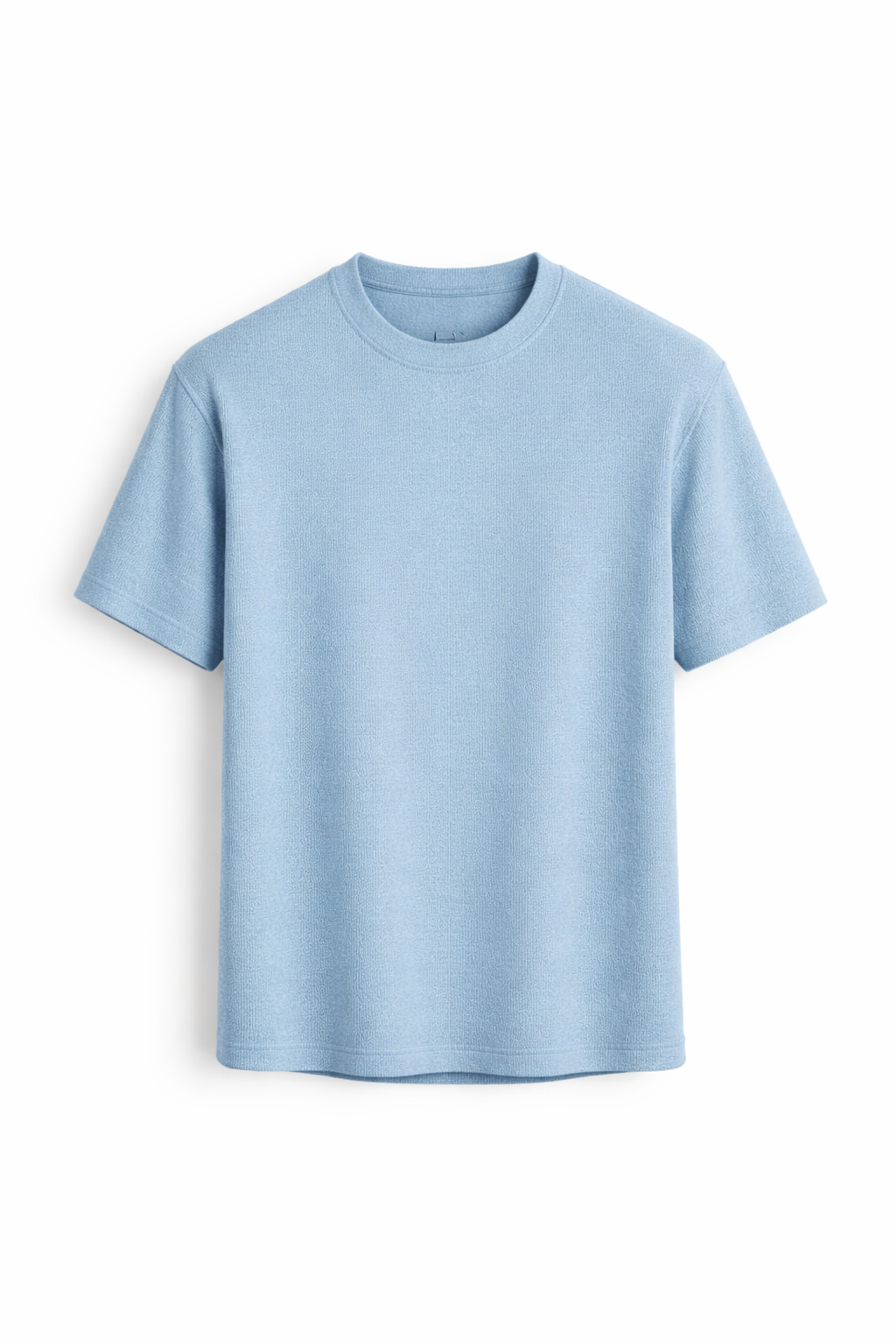Men's Textured Short Sleeve T Shirt Relaxed Fit Summer