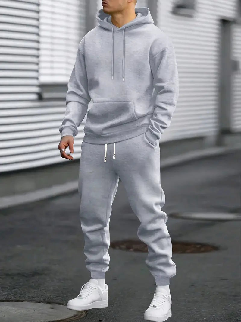 Men's Hoodie and Joggers Set Relaxed Two Piece Tracksuit