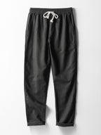 Men's Airy Mesh Shirt and Linen Blend Trousers Lightweight