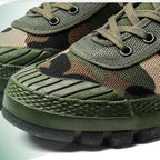 Men's Printed Low Top Lace Up Grip Sneakers