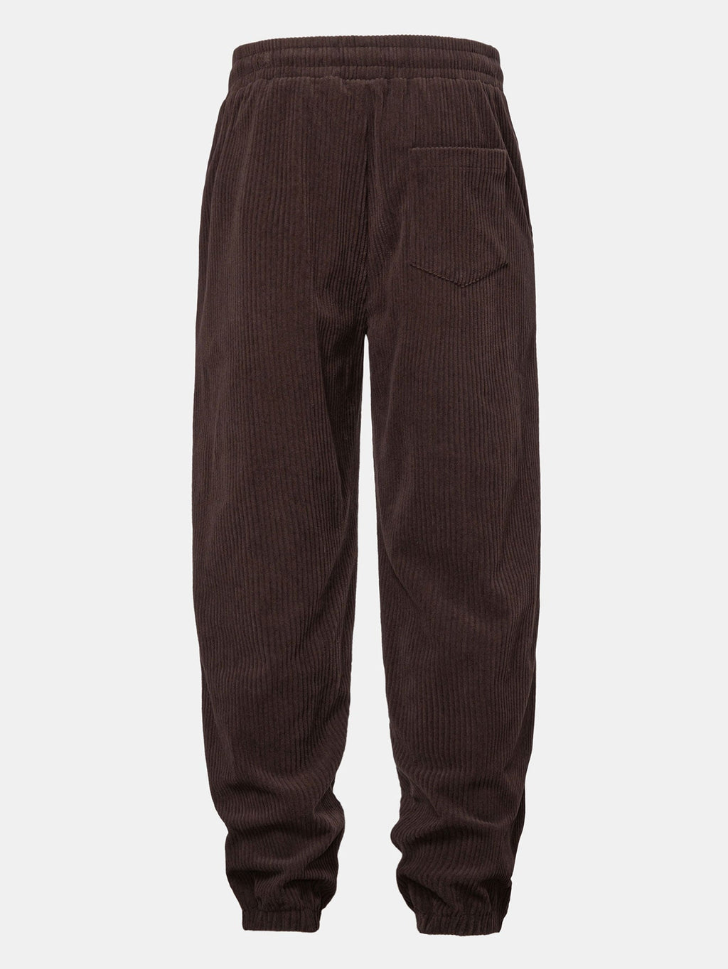Men's Ribbed Corduroy Tracksuit Relaxed Hoodie and Tapered Joggers