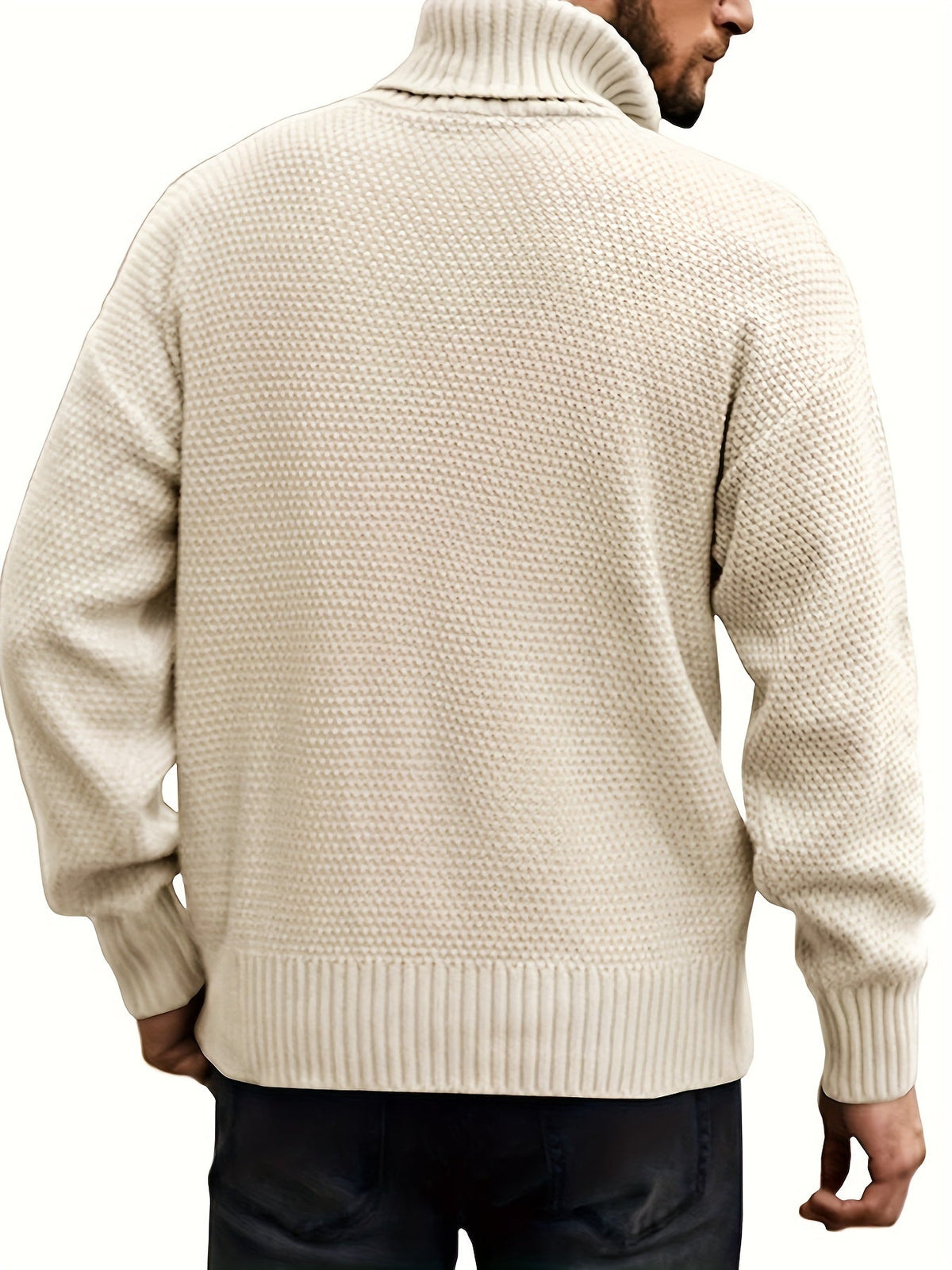 Women's Warm Turtleneck Cable Sweater in 2XL and 3XL