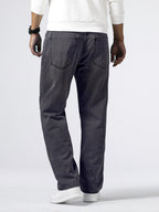 Men's Denim Jeans Straight Leg Washed Blue Everyday Fit