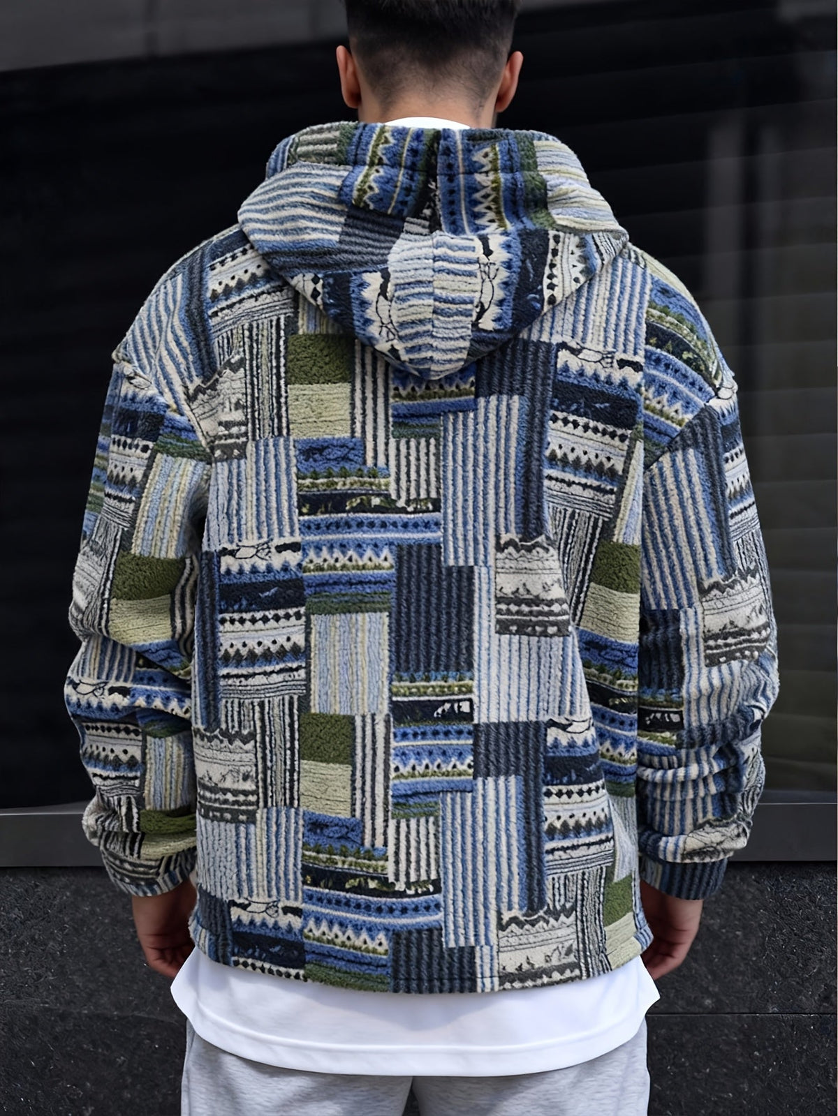 Women's Cozy Pattern Knit Quarter-Zip Pullover