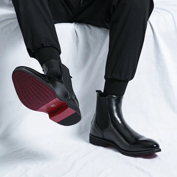 Men's Leather Boots Stylish Durable Comfortable Casual Smart Everyday