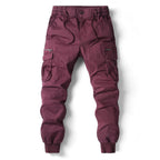Men's Cargo Jogger Multi Pocket Streetwear Utility Trousers
