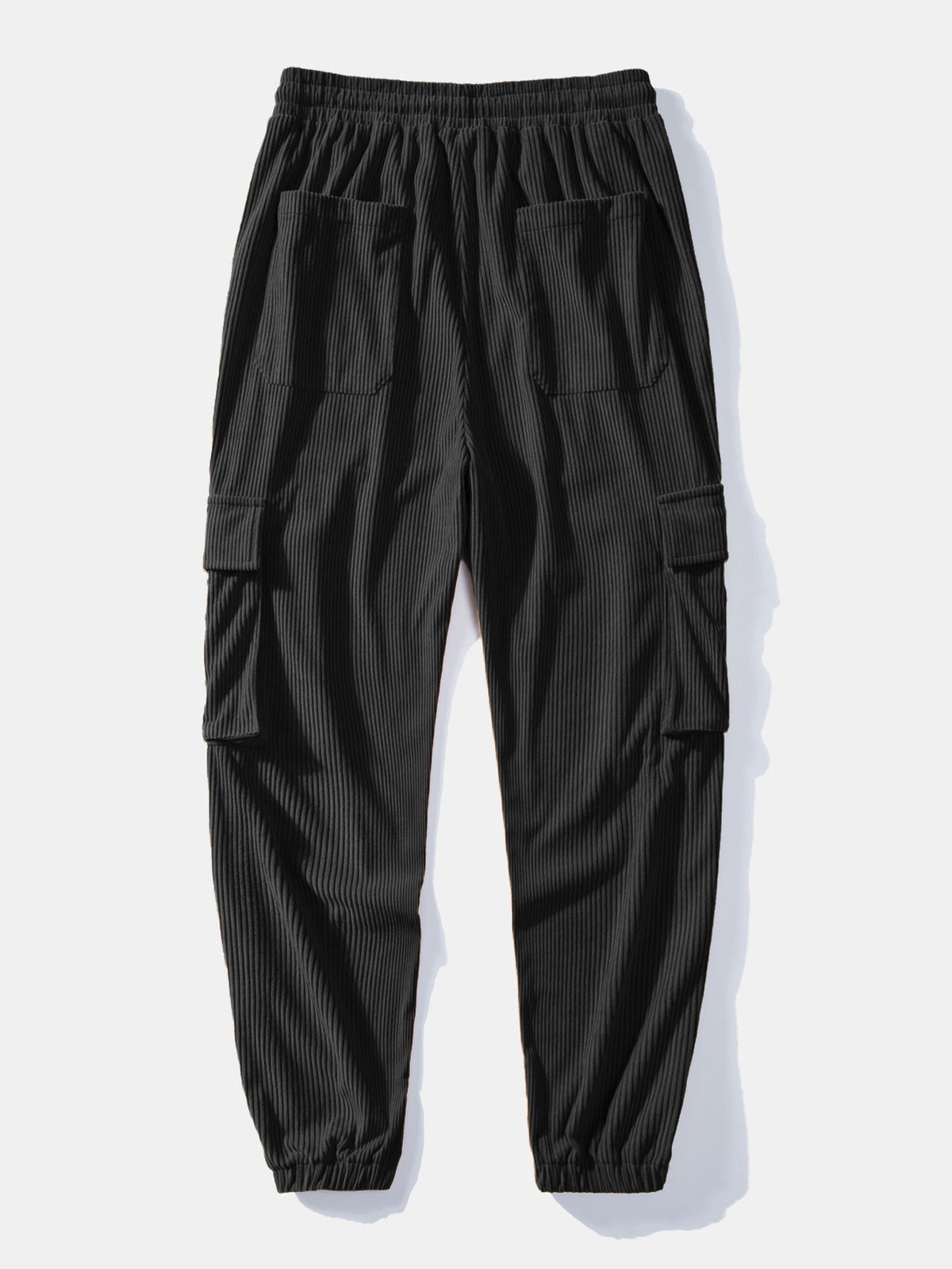 Men's Corduroy Shirt and Cargo Jogger Set Relaxed Autumn