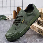 Men's Printed Low Top Lace Up Grip Sneakers