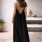 Women's Maxi Dress Spaghetti Strap Sundress