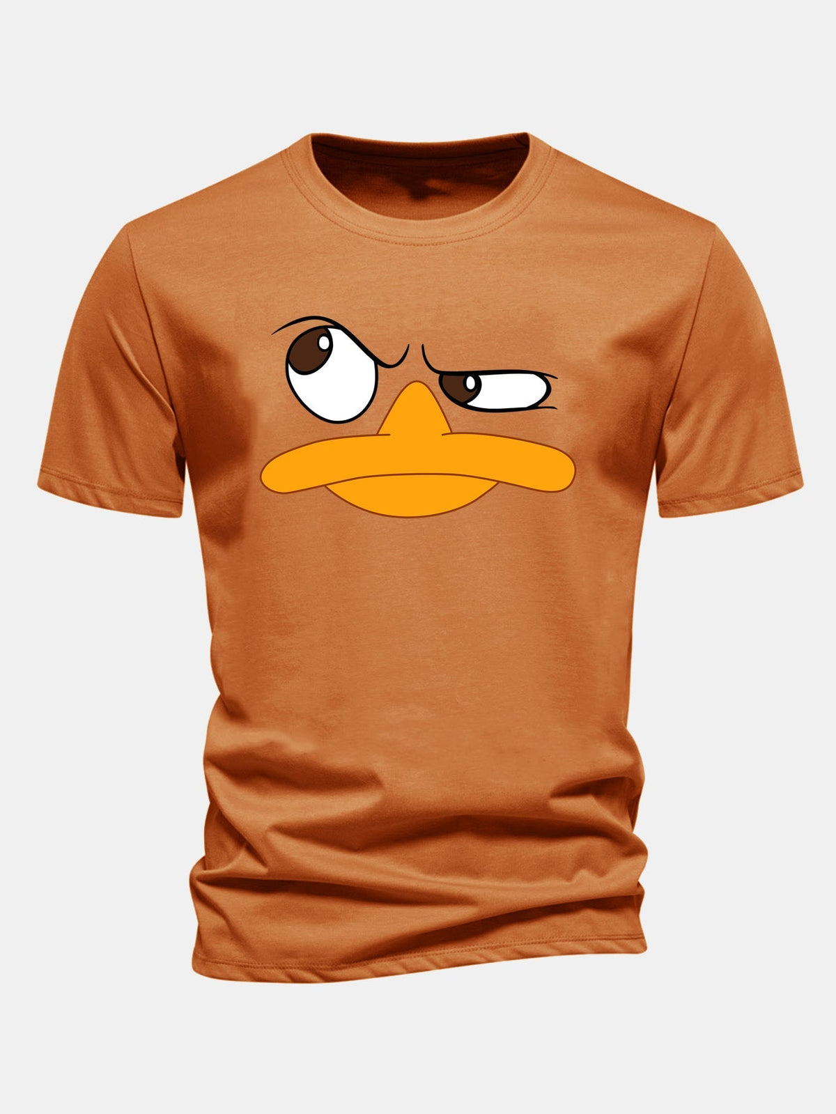 Men's Graphic T Shirt Cartoon Face Print Casual Fit
