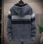 Men's Hooded Zip Up Cardigan Soft Lightweight Layer