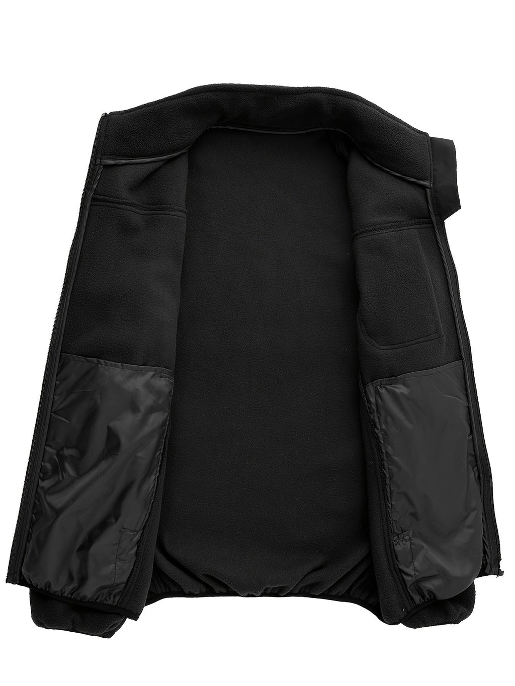 Women's Zip-Pocket Outdoor Jacket with Stand-Up Collar