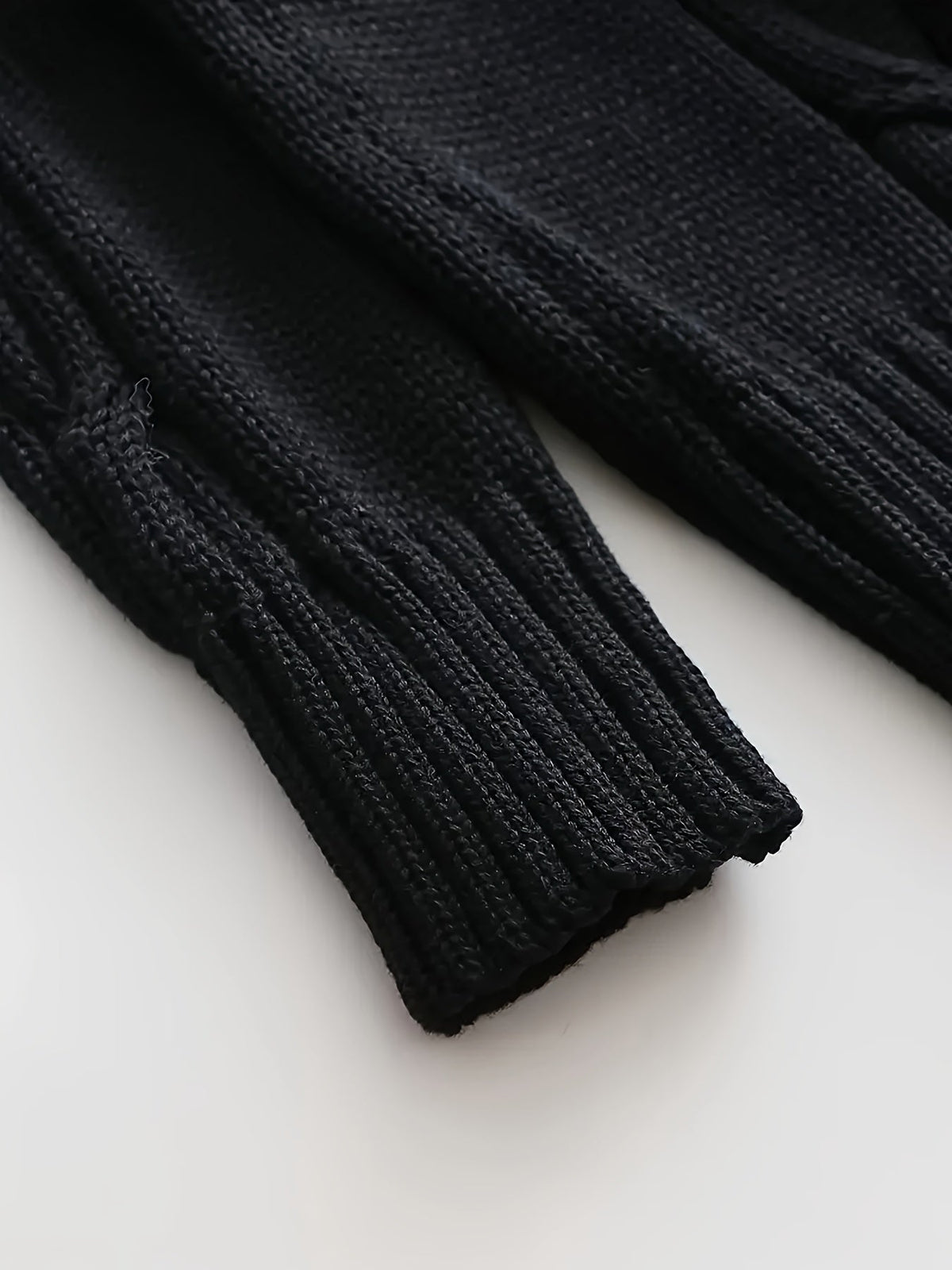 Women's Textured Cable-Knit Cardigan with Button Front
