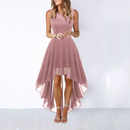 Women's Wedding Guest High-Low Elegant Dress