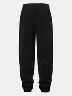 Men's Corduroy Zip Tracksuit Relaxed Hoodie and Joggers