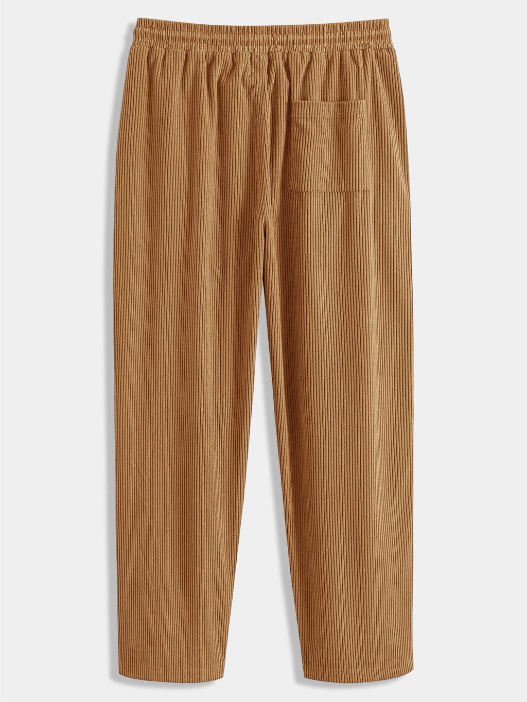 Men's Hooded Flannel Shirt and Corduroy Trouser Set Relaxed