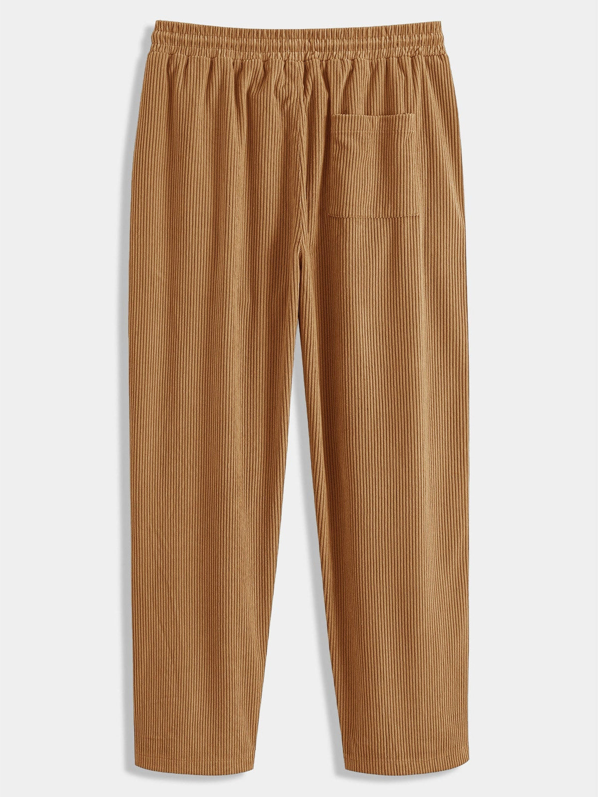 Men's Hooded Flannel Shirt and Corduroy Trouser Set Relaxed