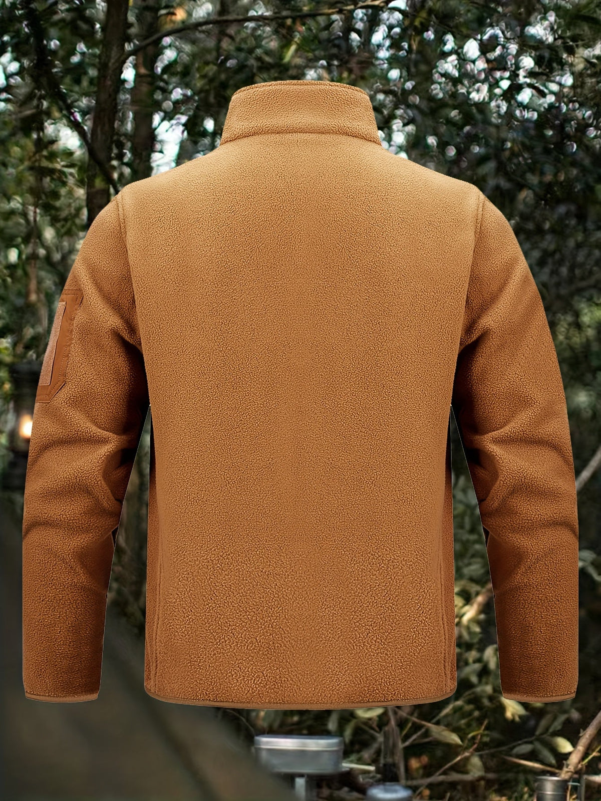 Women's Zip-Pocket Outdoor Jacket with Stand-Up Collar