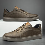 Men's Minimal Lace Up Casual Oxford Sneakers