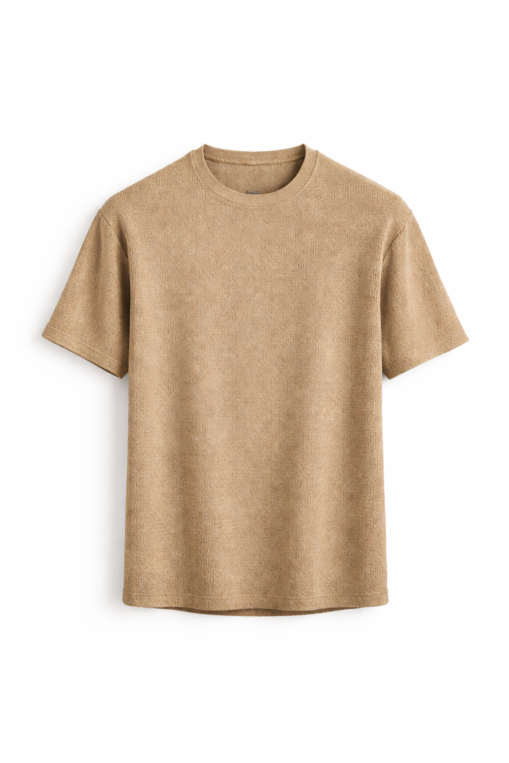 Men's Textured Short Sleeve T Shirt Relaxed Fit Summer