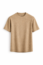 Men's Textured Short Sleeve T Shirt Relaxed Fit Summer