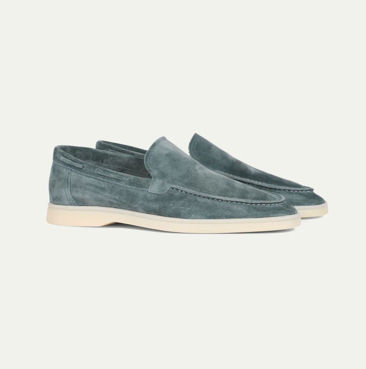 Men's Suede Slip On Loafers Smart Casual Driving Shoes