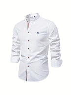 Men's Classic Button Shirt Elegant Comfortable Breathable Stylish Casual