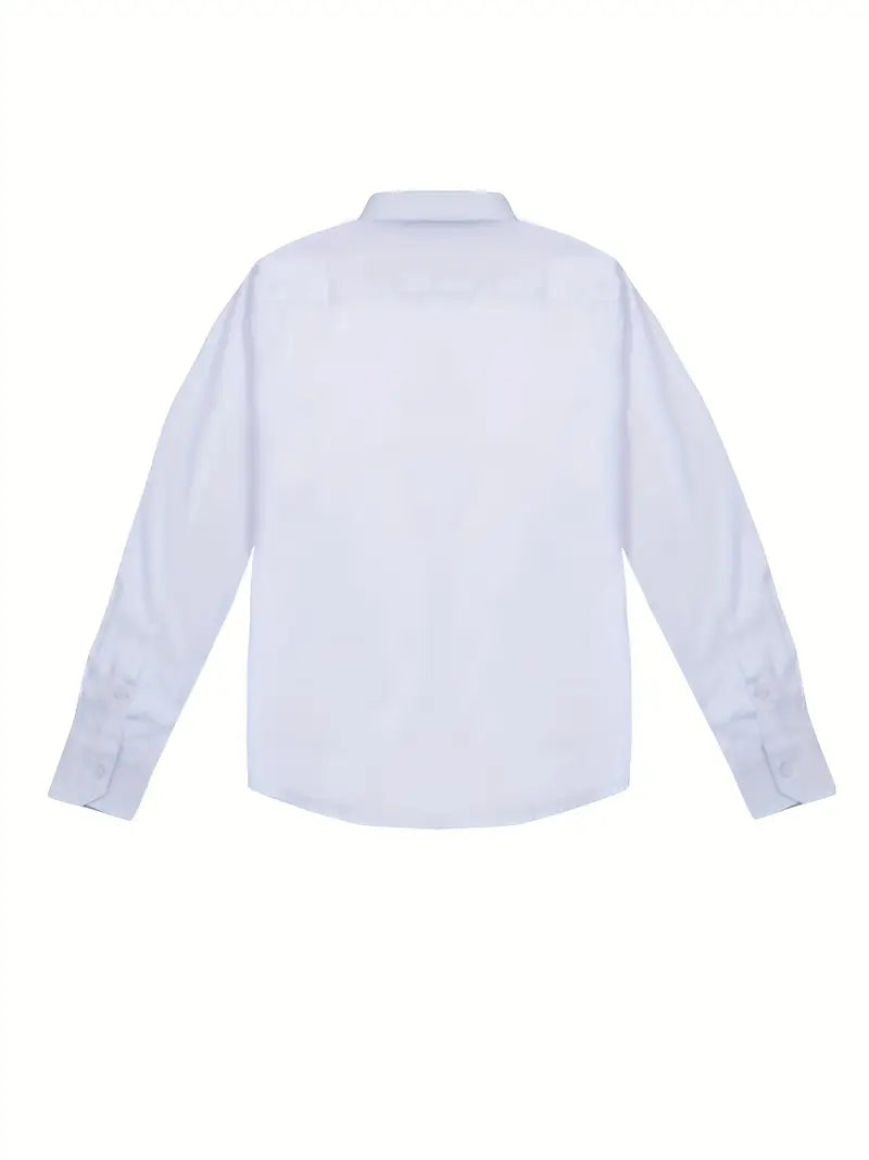 Men's Two-Tone Trim Modern Fit Button-Down Shirt